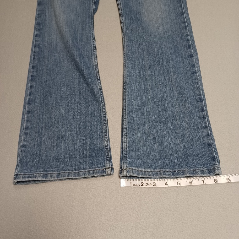 Lee Jeans Womens 14M Blue Regular Fit Bootcut Mid Rise Stretch Denim 103522567 - Picture 6 of 13